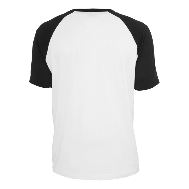 Urban Classics Heren contrast raglan t-shirt UTTN801_whiteblack large