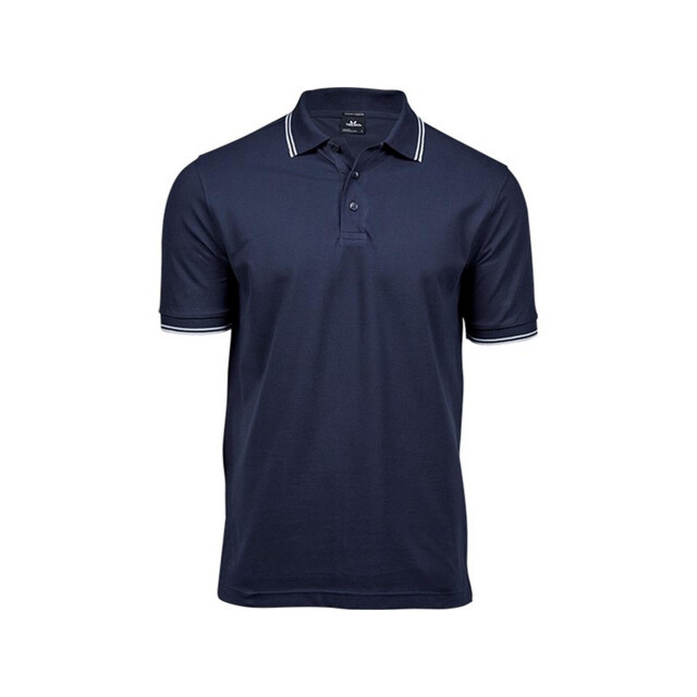 Tee Jays Heren luxe fashion stripe polo UTFK884_navywhite large