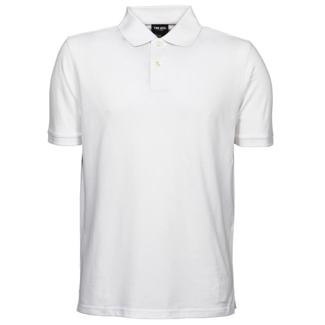 Tee Jays Heren zware pique korte mouw poloshirt UTFK880_white large