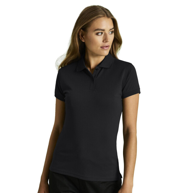 Tee Jays Dames poloshirt zware korte mouwen UTFK881_black large