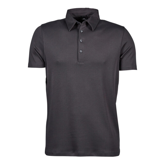 Tee Jays Heren pima korte mouw katoenen polo shirt UTFK887_darkgrey large