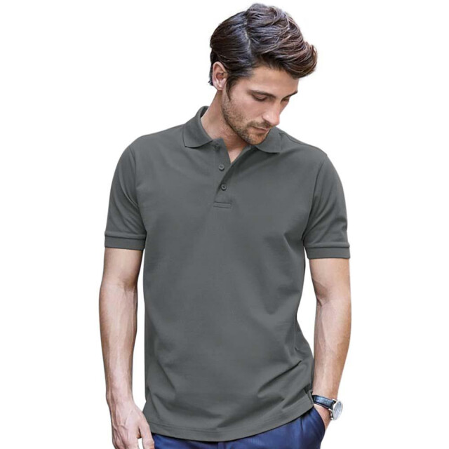 Tee Jays Heren luxe stretch short sleeve polo shirt UTFK882_darkolive large