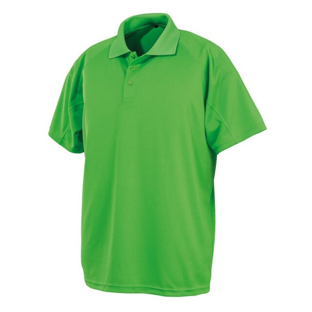 Spiro Impact Impact mens performance aircool polo t-shirt UTFK837_lime large