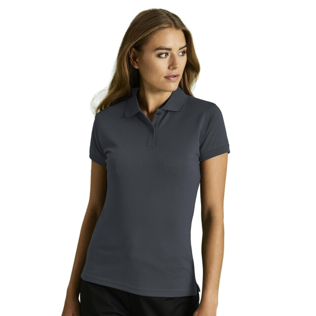 Tee Jays Dames poloshirt zware korte mouwen UTFK881_darkgrey large