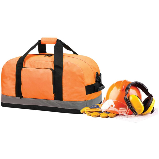 Shugon Seattle workwear hi-vis holdall / duffle bag 50 liter UTFK806_hivisorange large