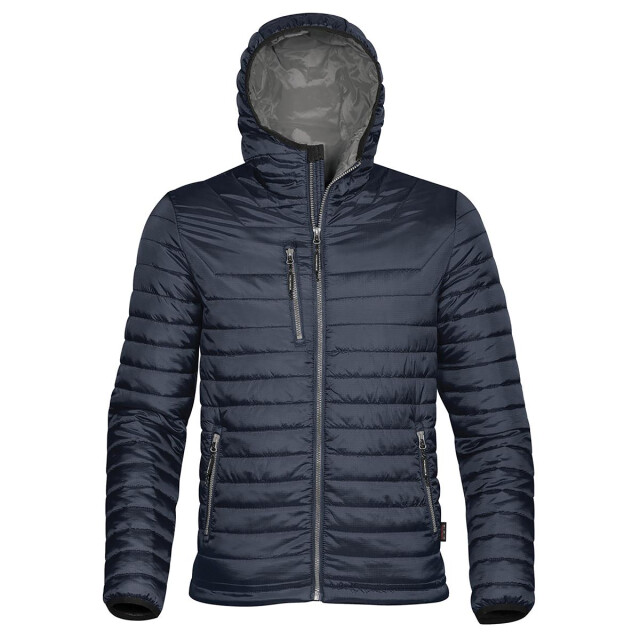 Stormtech Heren zwaartekrachtkap thermisch winterjasje (duurzaam waterbestendig) UTFK838_navycharcoal large