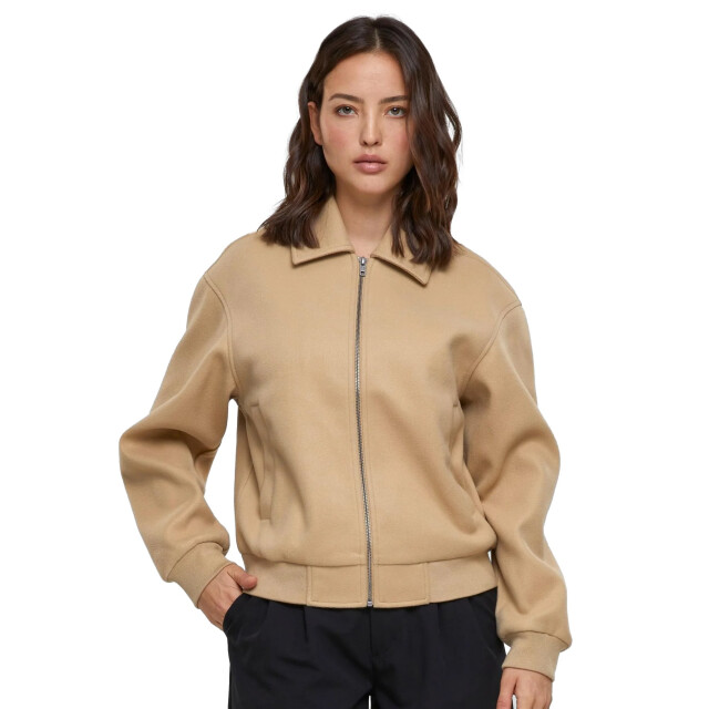Urban Classics Dames boxy jas UTTN776_warmsand large