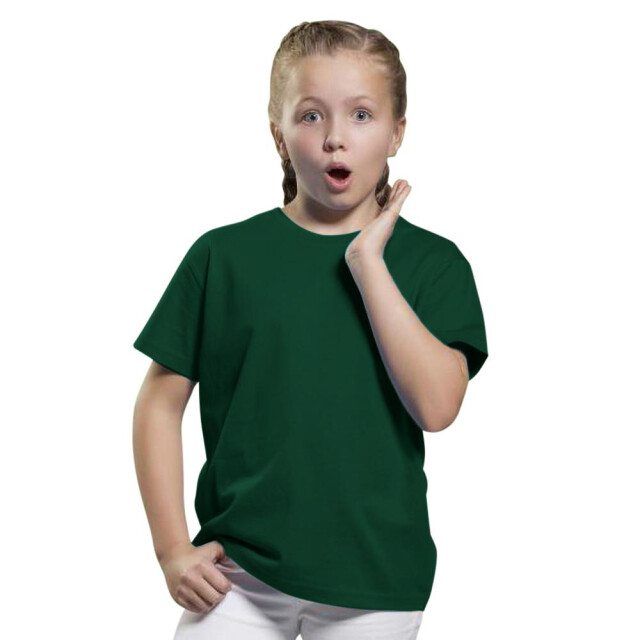 SG Childrens kids perfecte afdruk tee UTFK782_bottlegreen large