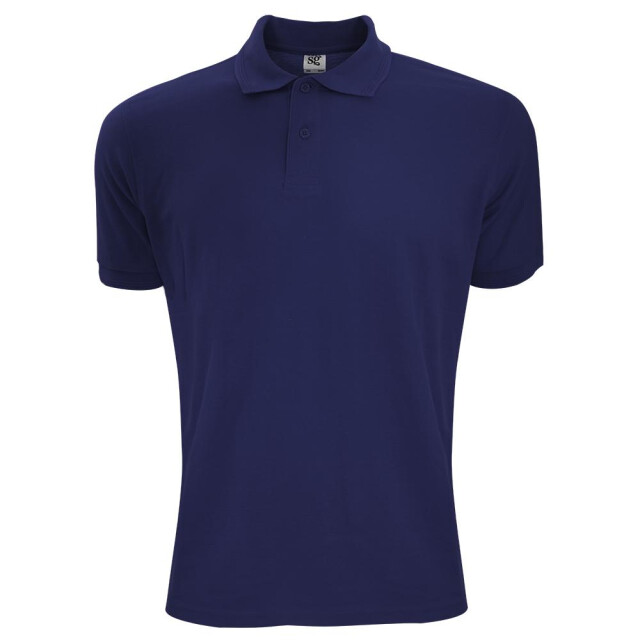 SG Herenpolykatoen poloshirt met korte mouwen UTFK779_navyblue large