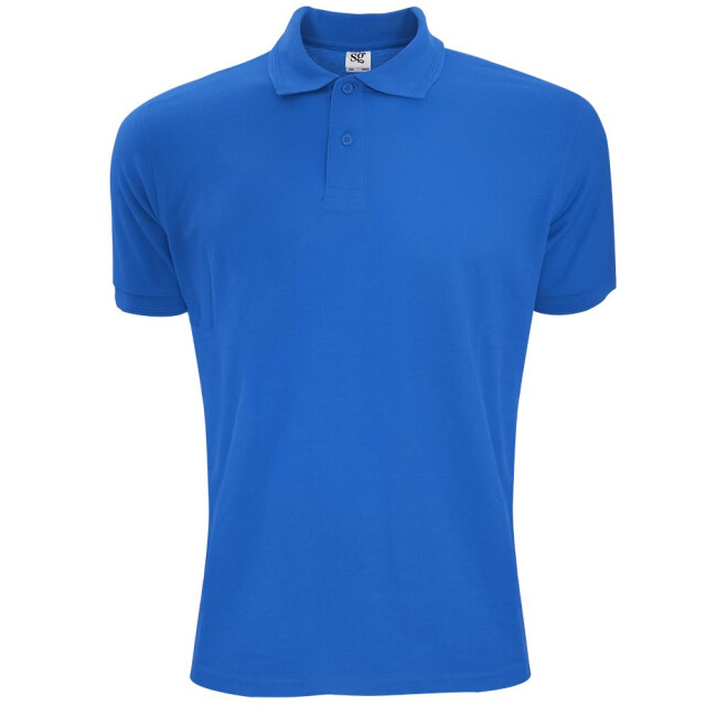 SG Herenpolykatoen poloshirt met korte mouwen UTFK779_royal large