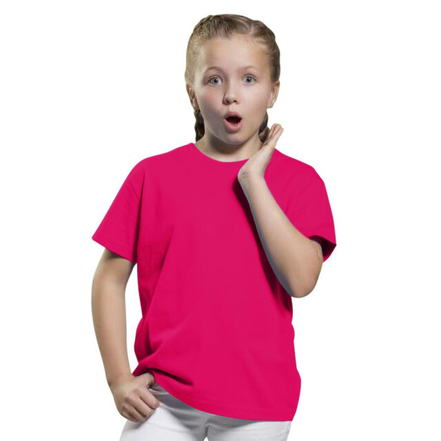 SG Childrens kids perfecte afdruk tee UTFK782_darkpink large