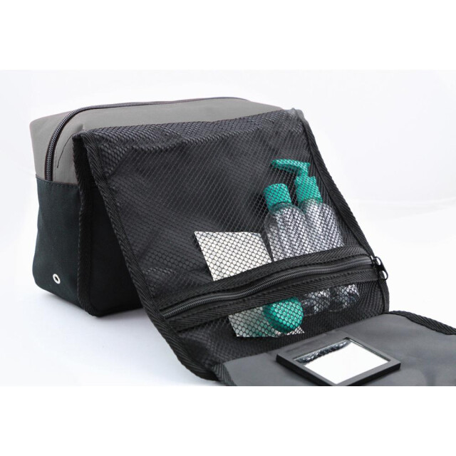 Shugon Bristol vouwbare reis toilettentas 4 liter UTFK812_darkgreyblack large