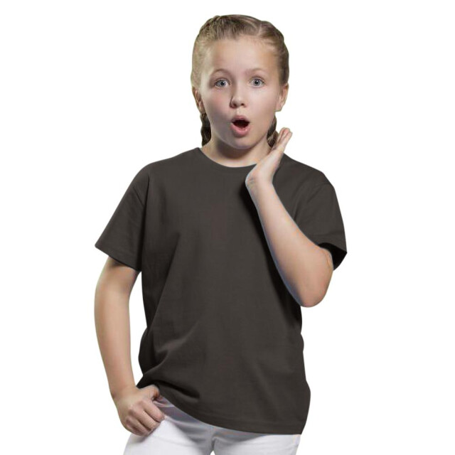 SG Childrens kids perfecte afdruk tee UTFK782_charcoal large