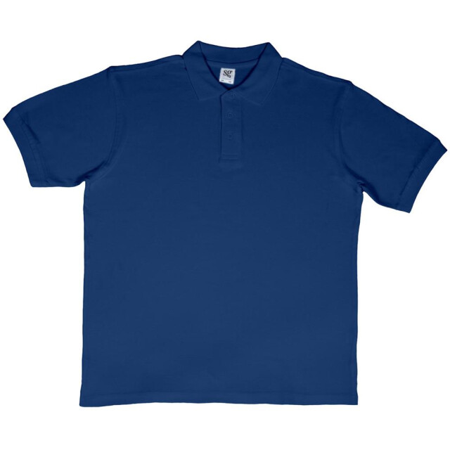 SG Heren ring-spun katoenen korte mouw poloshirt UTFK778_navyblue large