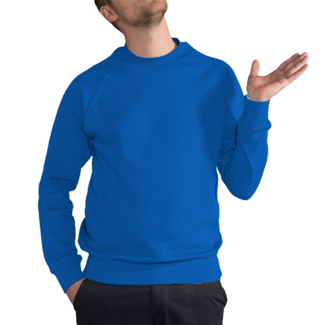 SG Heren raglan mouw crew hals sweatshirt UTFK772_royal large