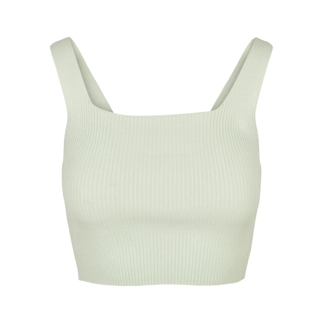 Urban Classics Dames gebreide gewatteerde top UTTN760_lightmint large