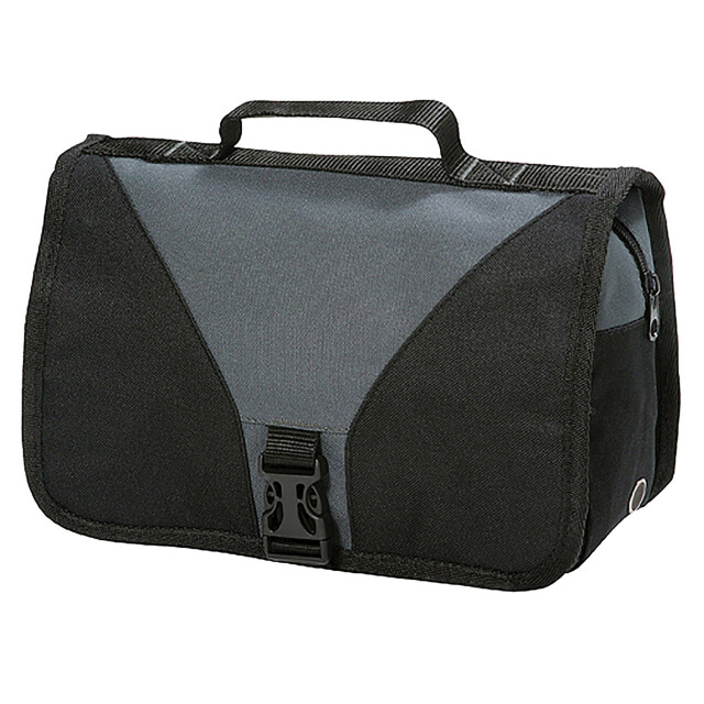 Shugon Bristol vouwbare reis toilettentas 4 liter UTFK812_darkgreyblack large
