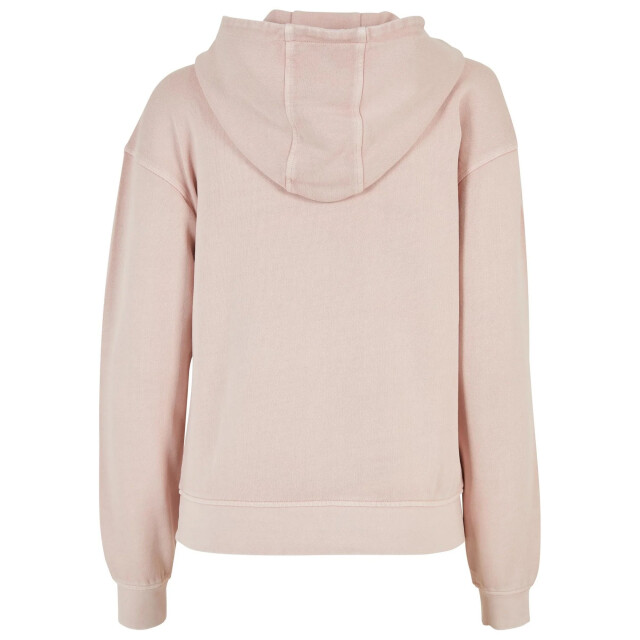 Urban Classics Dames geborduurde badstof logo hoodie UTTN763_pink large