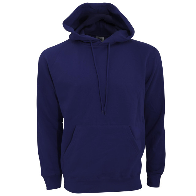 SG Heren gewone hooded sweatshirt top / hoodie UTFK774_navyblue large