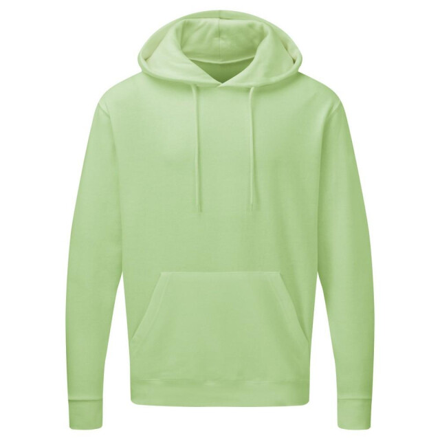 SG Heren gewone hooded sweatshirt top / hoodie UTFK774_neomint large