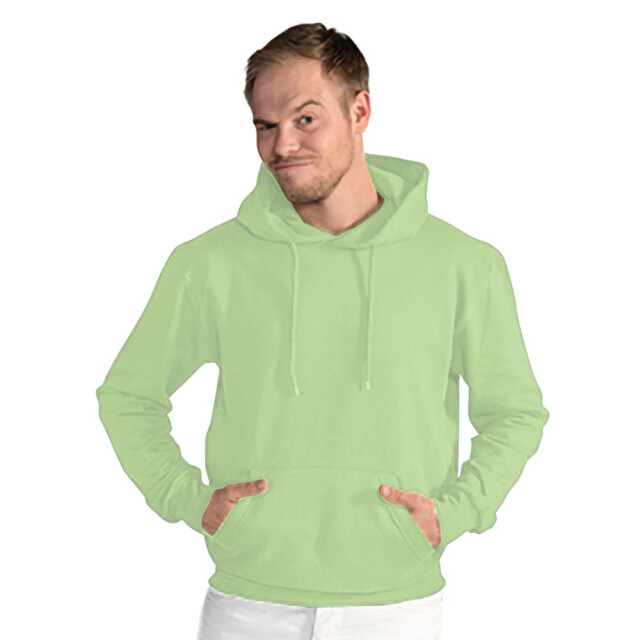 SG Heren gewone hooded sweatshirt top / hoodie UTFK774_neomint large