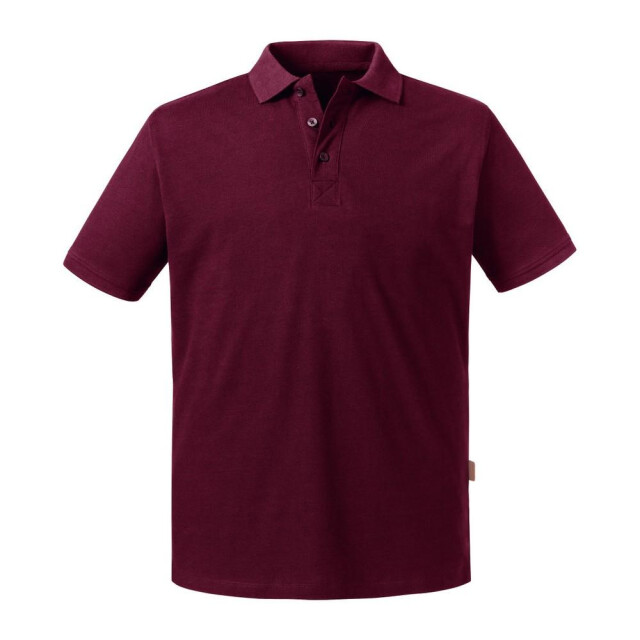 Russell Athletic Heren zuivere organische polo UTFK768_burgundy large