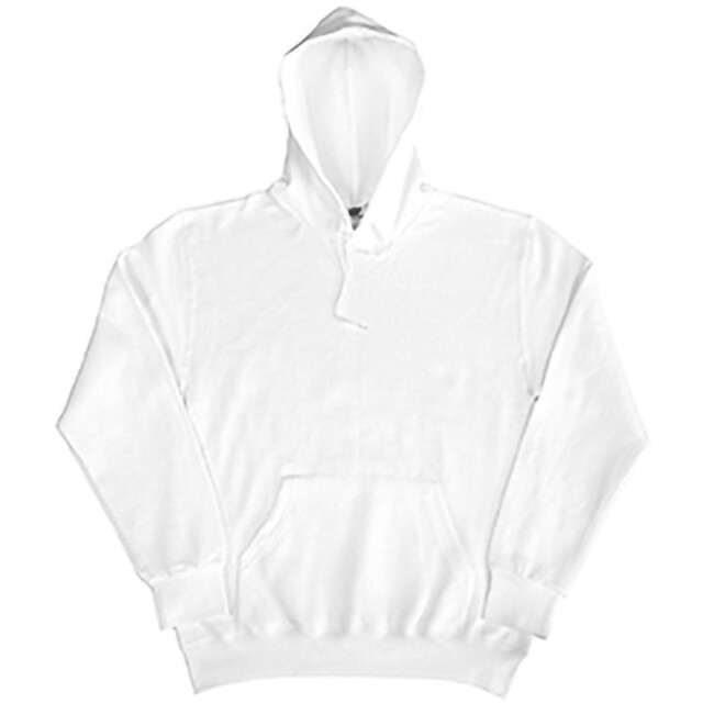 SG Heren gewone hooded sweatshirt top / hoodie UTFK774_white large