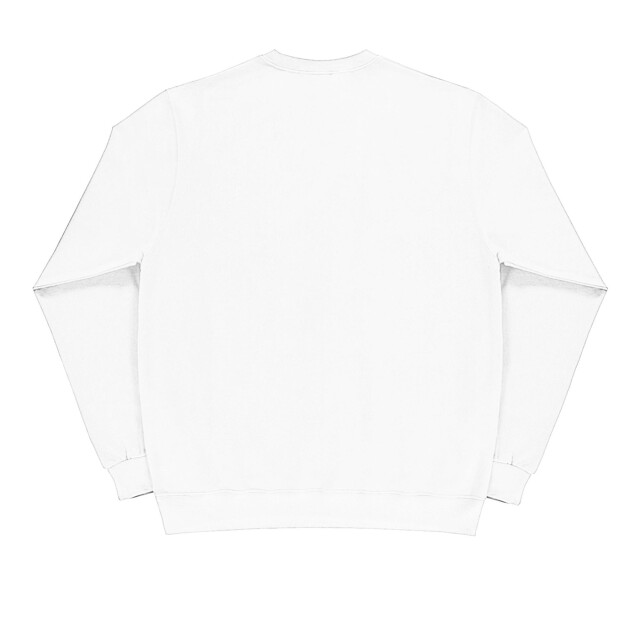 SG Heren lange mouw crew nek sweatshirt top UTFK769_white large