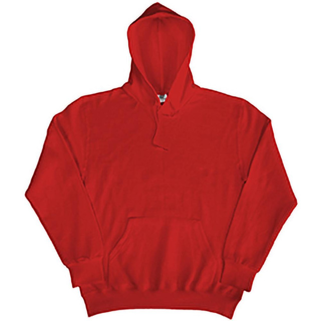 SG Heren gewone hooded sweatshirt top / hoodie UTFK774_red large