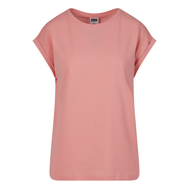 Urban Classics Dames verlengd schouder t-shirt (set van 2) UTTN742_pink large