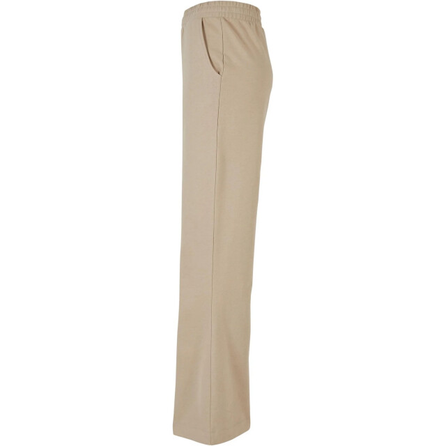 Urban Classics Dames biologisch katoenen sweatbroek met wijde pijpen UTTN744_wetsand large