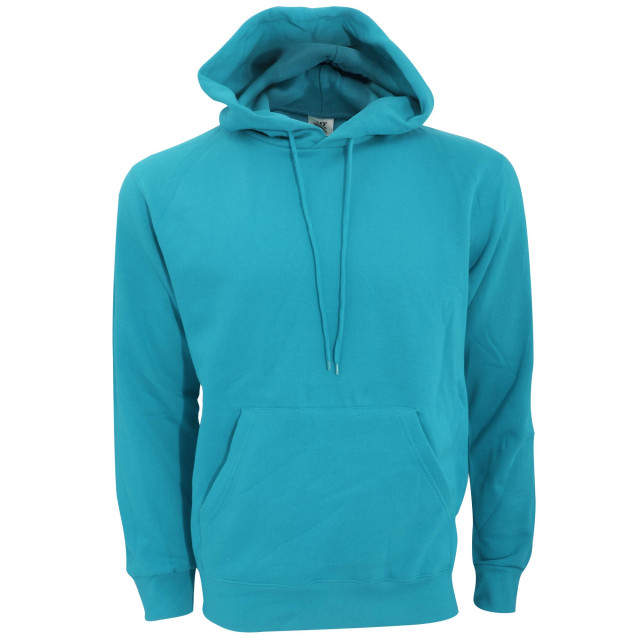 SG Heren gewone hooded sweatshirt top / hoodie UTFK774_turquoise large