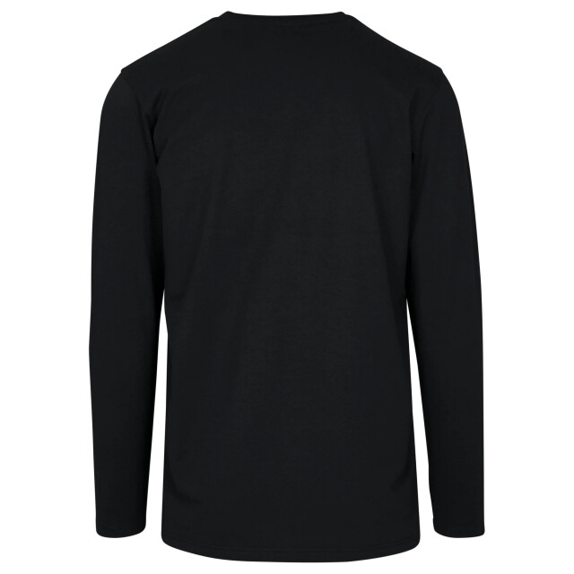 Urban Classics Heren frans terry stretch t-shirt met lange mouwen UTTN732_black large
