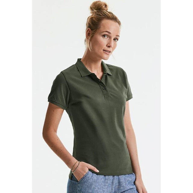 Russell Athletic Heren zuivere organische polo UTFK768_darkolive large