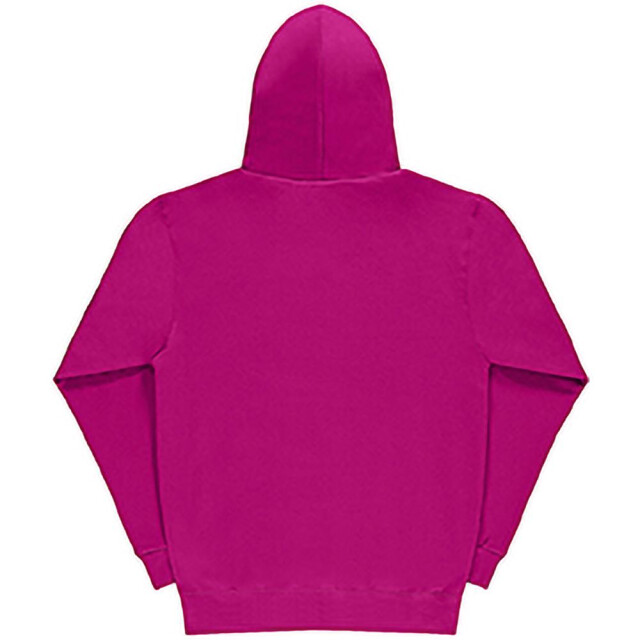 SG Heren gewone hooded sweatshirt top / hoodie UTFK774_darkpink large