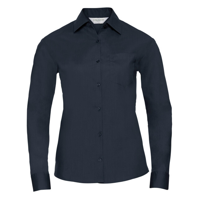 Russell Athletic Collectie dames / dames lange mouwen shirt UTFK747_frenchnavy large