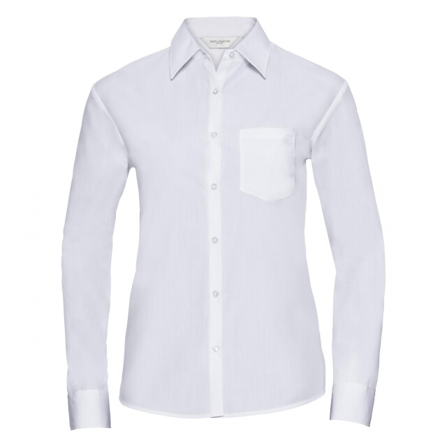Russell Athletic Collectie dames / dames lange mouwen shirt UTFK747_white large