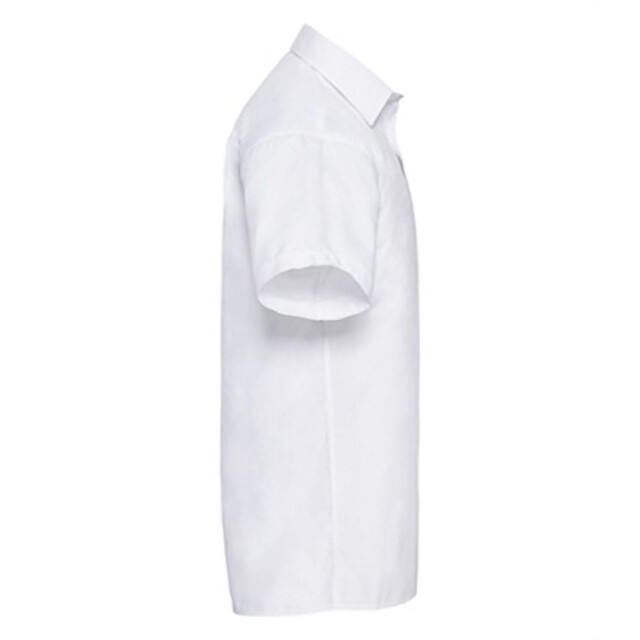 Russell Athletic Collectie dames korte mouwen poly-katoen easy care poplin shirt UTFK749_white large