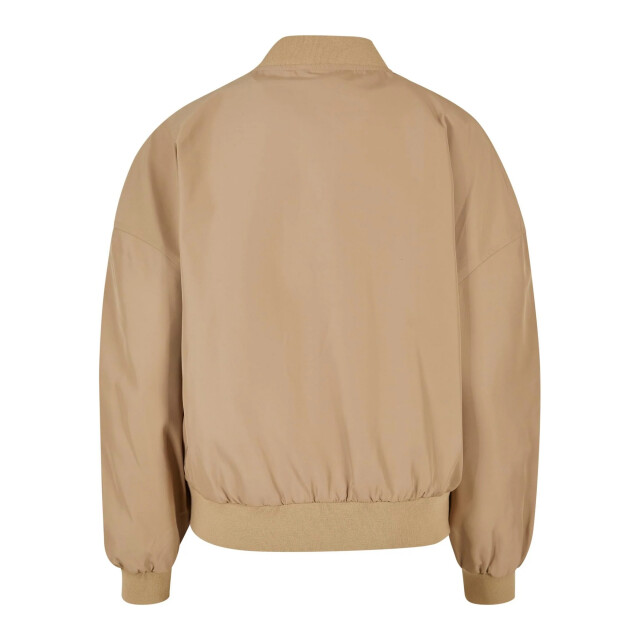 Urban Classics Dames gerecycled lichtgewicht oversized bomberjack UTTN704_unionbeige large
