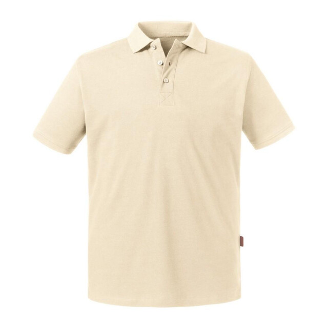 Russell Athletic Heren zuivere organische polo UTFK768_natural large