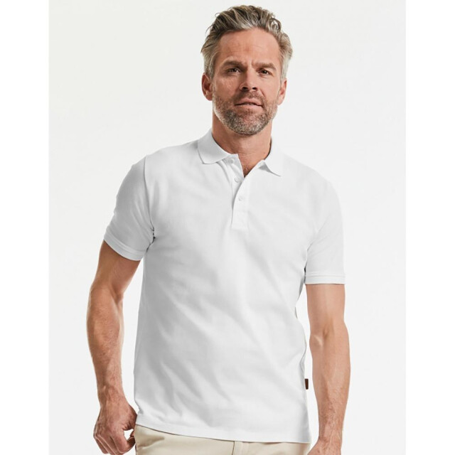 Russell Athletic Heren zuivere organische polo UTFK768_white large
