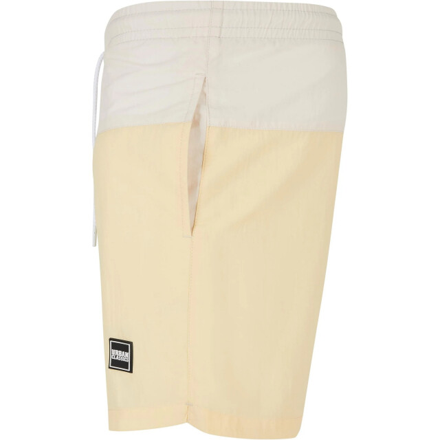 Urban Classics Heren kleurblok zwemshort UTTN697_pastelcream large