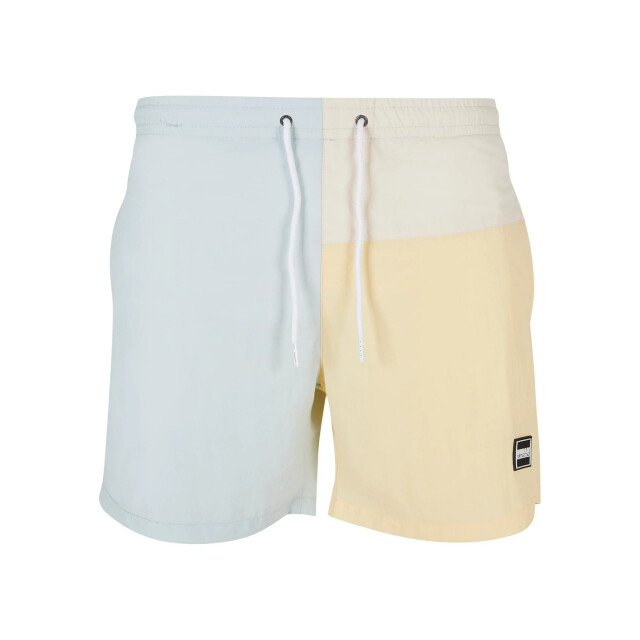 Urban Classics Heren kleurblok zwemshort UTTN697_pastelcream large