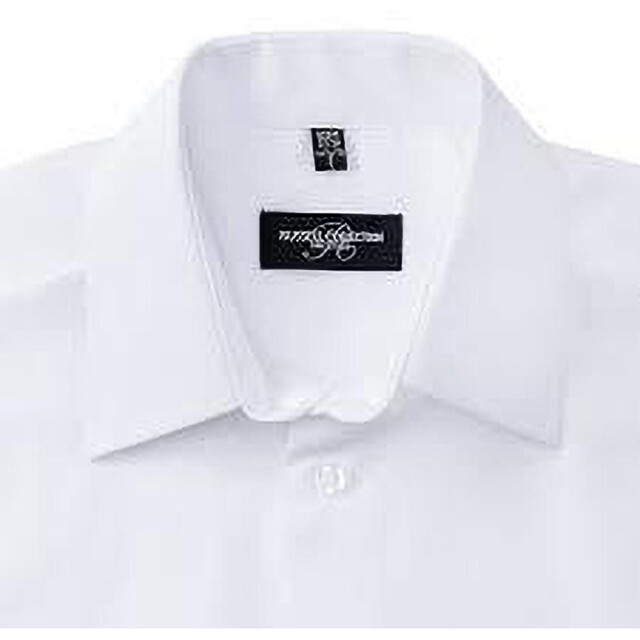Russell Athletic Collectie dames korte mouwen poly-katoen easy care poplin shirt UTFK749_white large