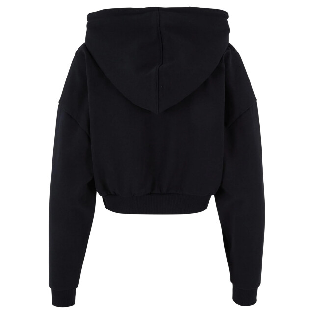 Urban Classics Dames zwaargewicht korte hoodie UTTN696_black large
