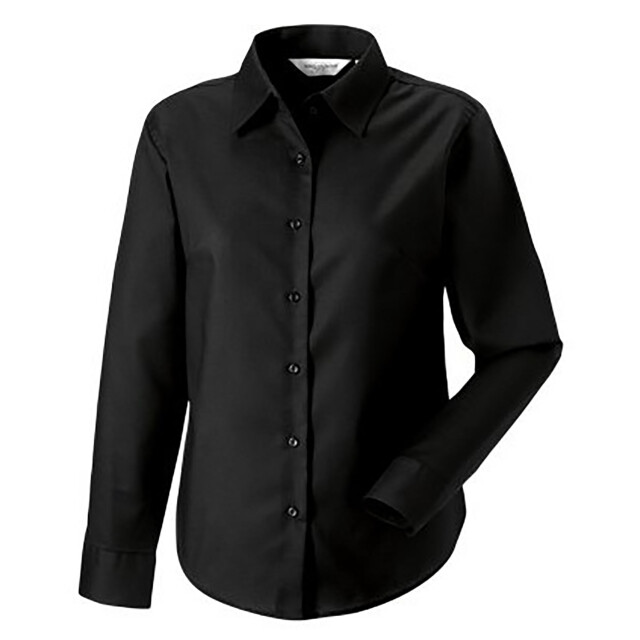 Russell Athletic Collectie dames lange mouw easy care oxford shirt UTFK743_black large