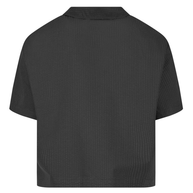 Urban Classics Dames seersucker overhemd UTTN999_black large