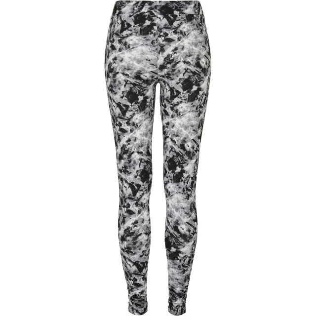 Urban Classics Dames zachte verkleurde legging UTTN998_black large