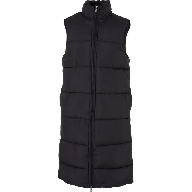 Urban Classics Dames puffer lang gilet UTTN687_black large