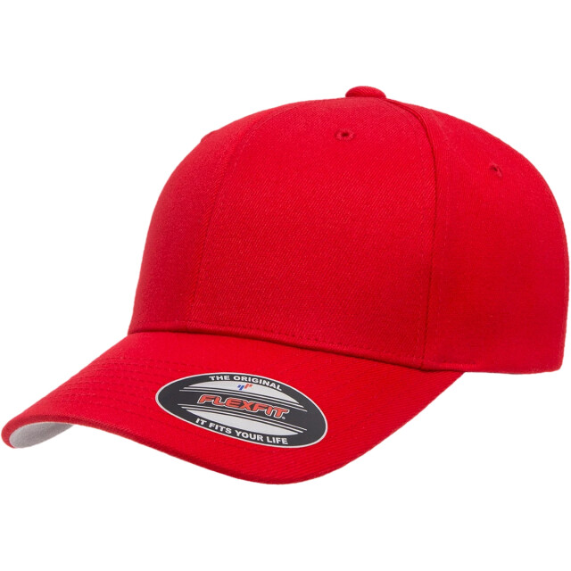 Flexfit Wollen mengsel honkbalpet UTTN979_red large